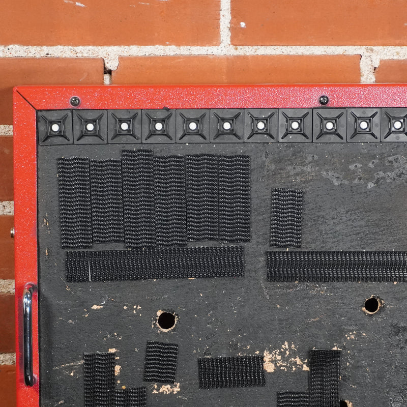 Trailer Trash Pro Series Pedalboard 28"x16" Red with Gig Bag Used