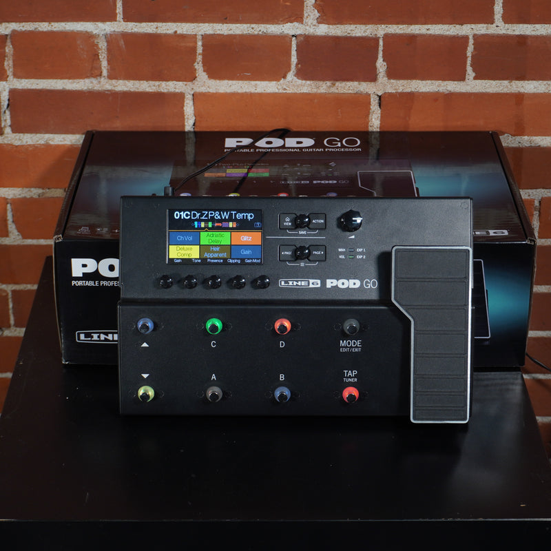 Line 6 Pod Go Multi-Effects Guitar Processor Used