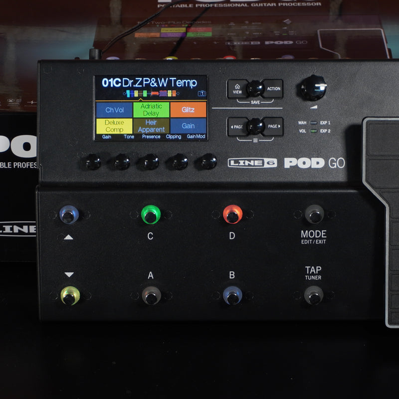 Line 6 Pod Go Multi-Effects Guitar Processor Used