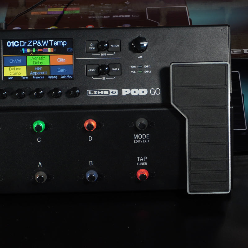 Line 6 Pod Go Multi-Effects Guitar Processor Used