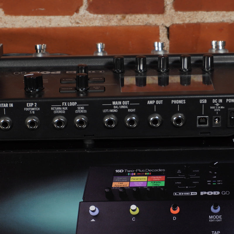 Line 6 Pod Go Multi-Effects Guitar Processor Used