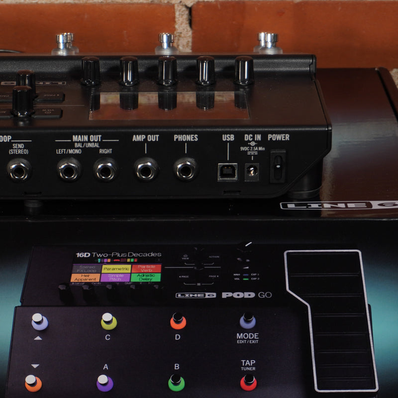 Line 6 Pod Go Multi-Effects Guitar Processor Used