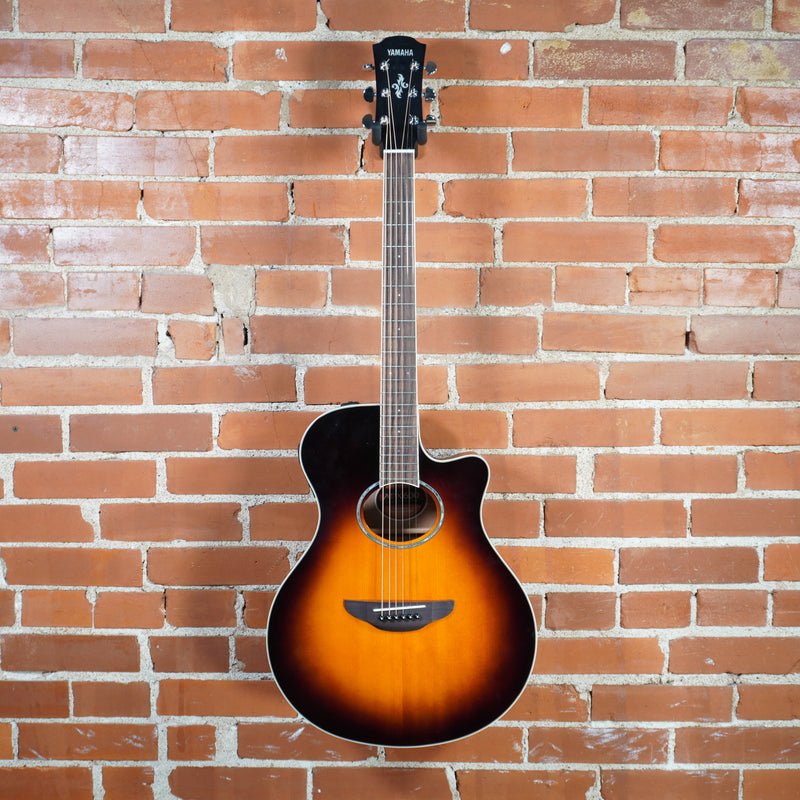 Yamaha APX600 Thin Body Acoustic Electric Old Violin Sunburst Used