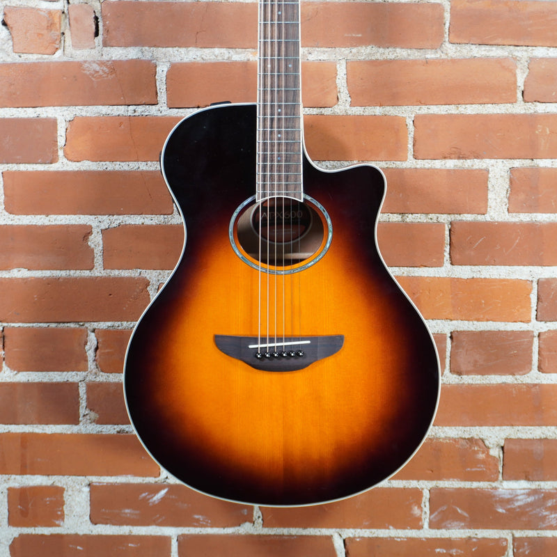 Yamaha APX600 Thin Body Acoustic Electric Old Violin Sunburst Used
