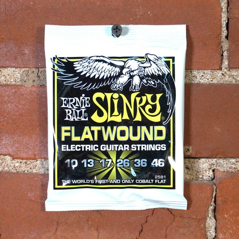 Ernie Ball Slinky Flatwound Electric Guitar Strings 10-46