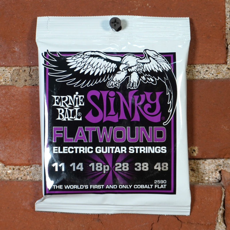 Ernie Ball Slinky Flatwound Electric Guitar Strings 11-48