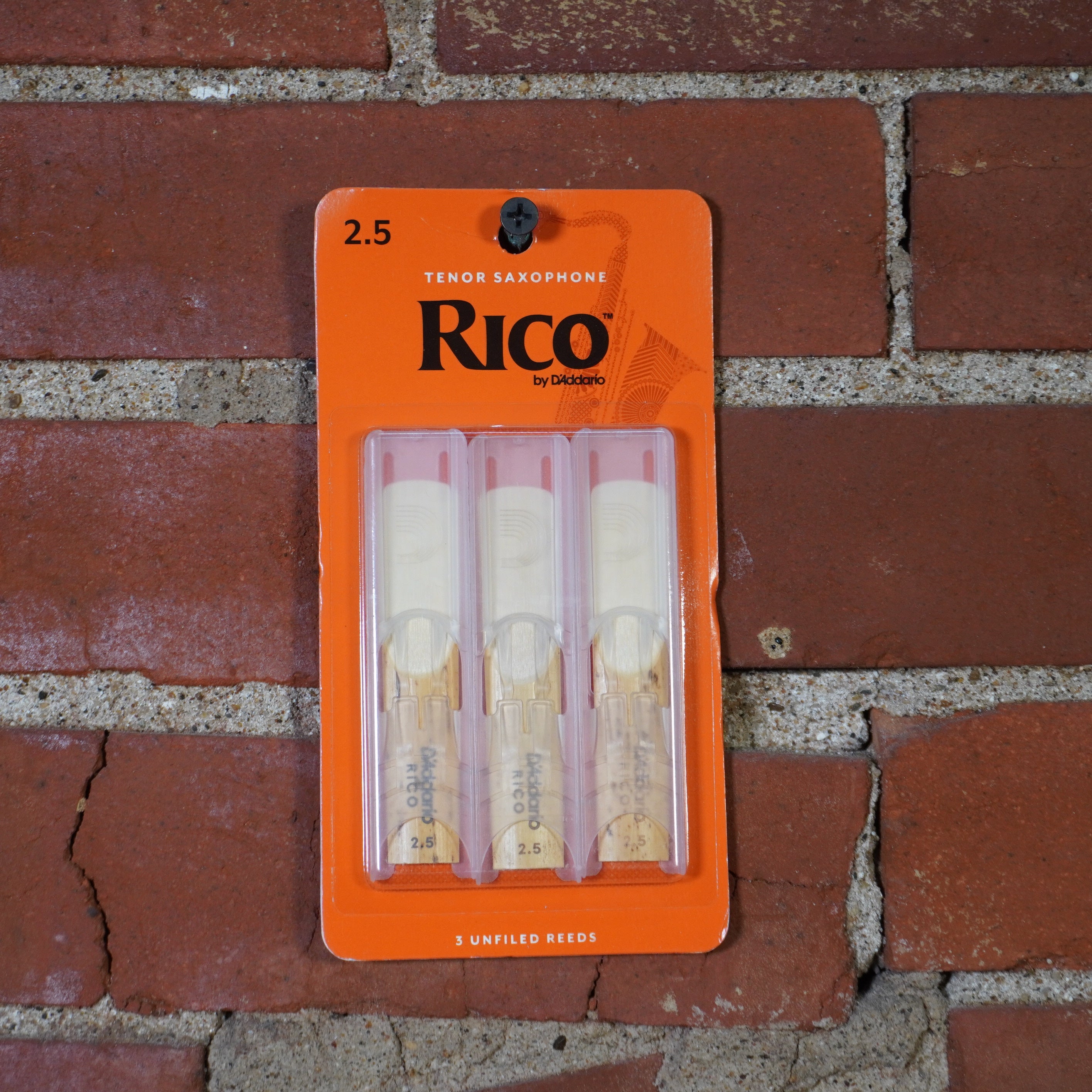 Rico Tenor Saxophone Reeds 3 - Pack 2.5