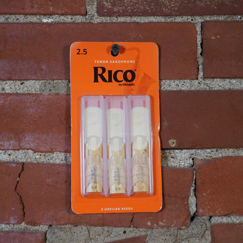 Rico Tenor Saxophone Reeds 3 - Pack 2.5
