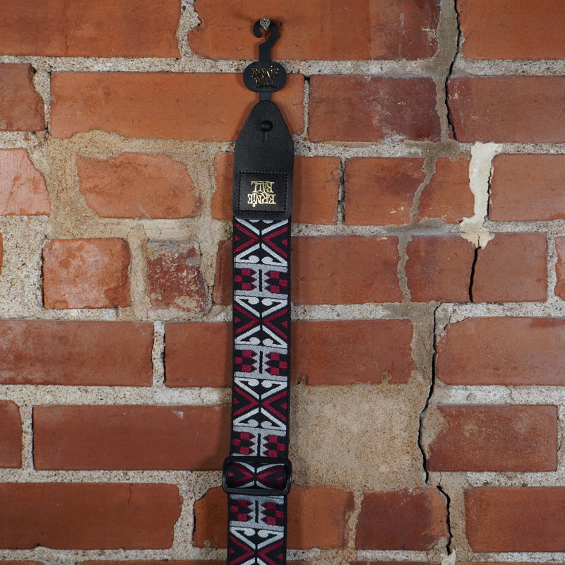 Ernie Ball Classic Jacquard Guitar Strap Primal Red