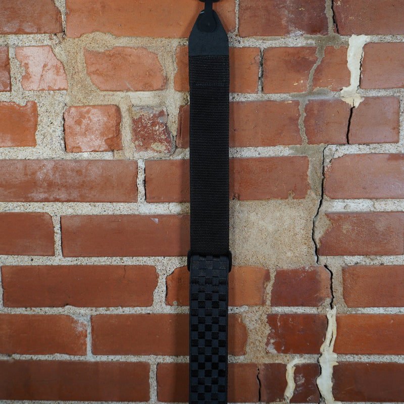 Ernie Ball Classic Jacquard Guitar Strap Black Checkers