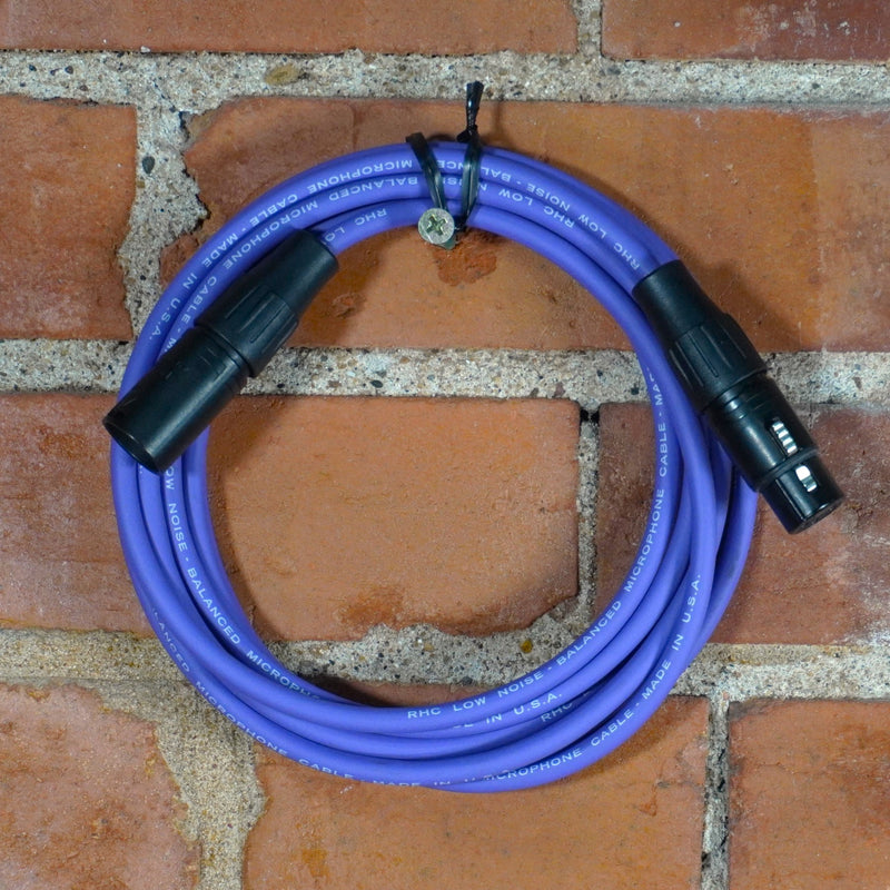 JAMS Limited Purple Mic Cable Neutrik Connectors