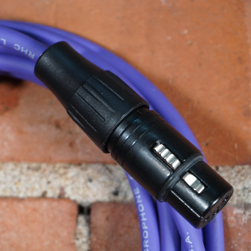 JAMS Limited Purple Mic Cable Neutrik Connectors
