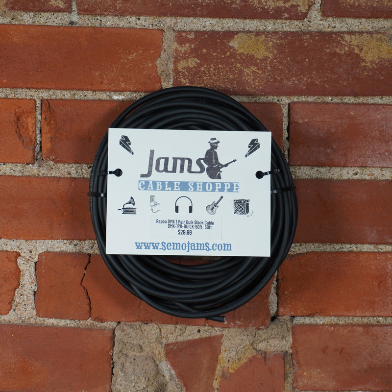 Rapco DMX 1 Pair Bulk Black Cable