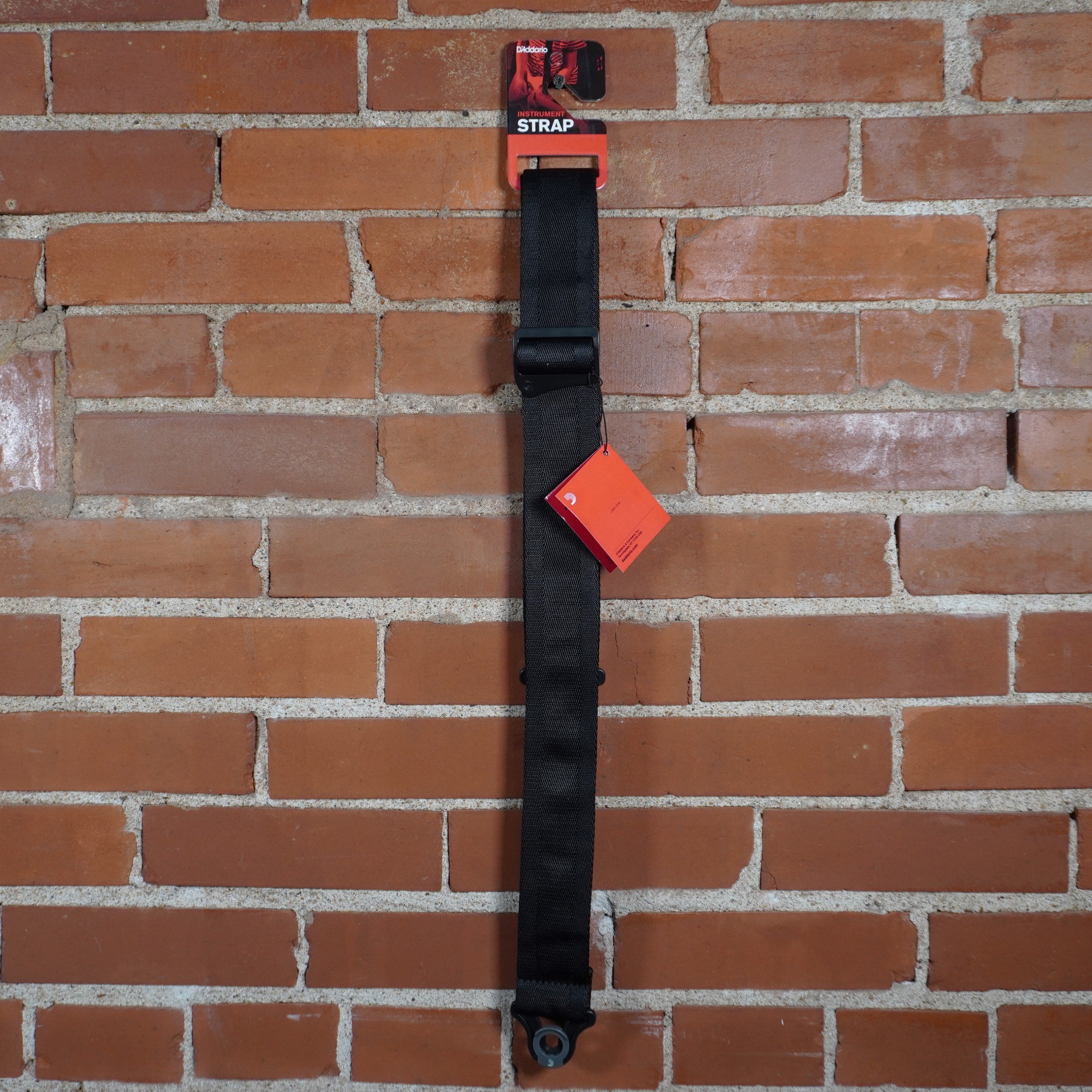 D'addario Auto Lock Guitar Strap Black