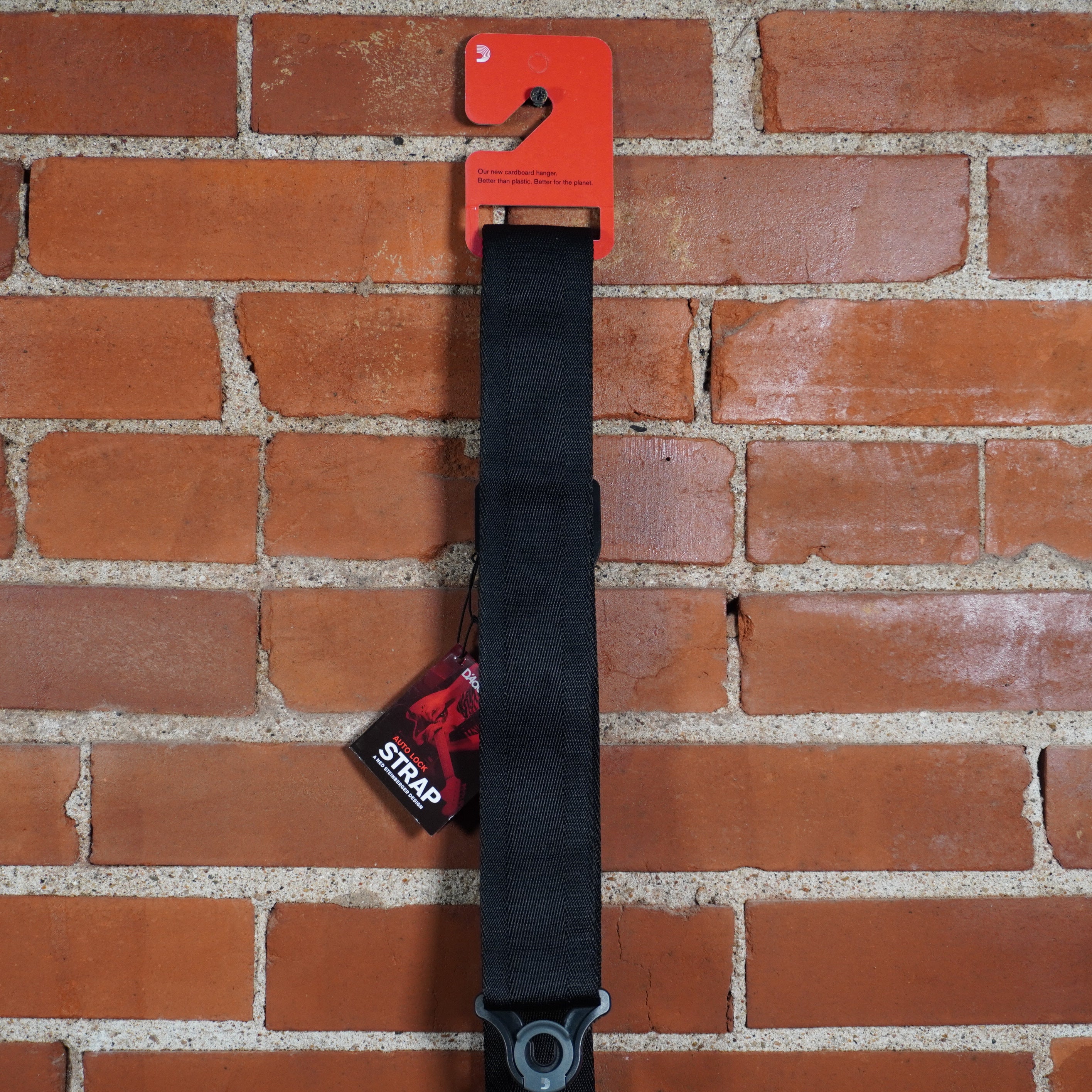 D'addario Auto Lock Guitar Strap Black