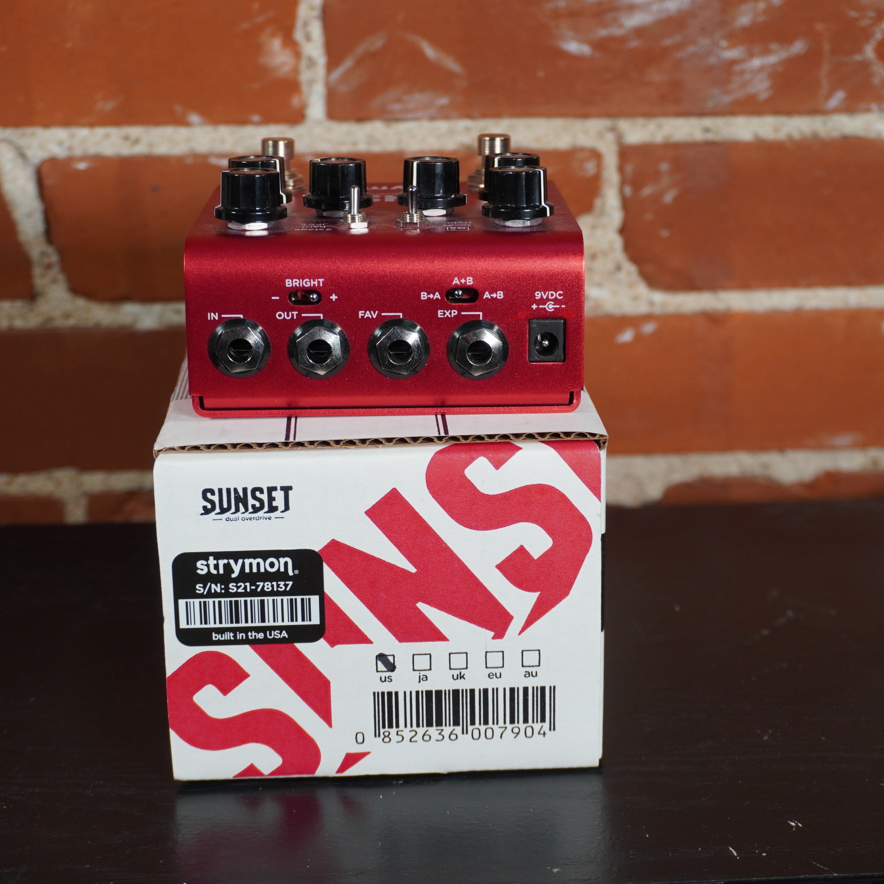 Used Strymon Sunset Dual Overdrive Effects Pedal