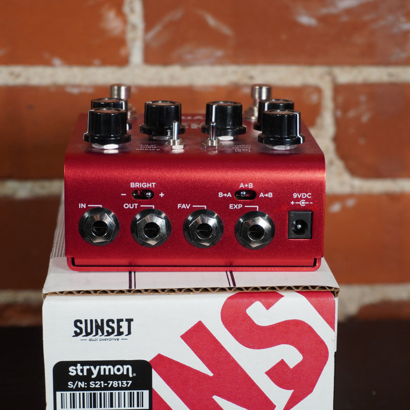 Used Strymon Sunset Dual Overdrive Effects Pedal