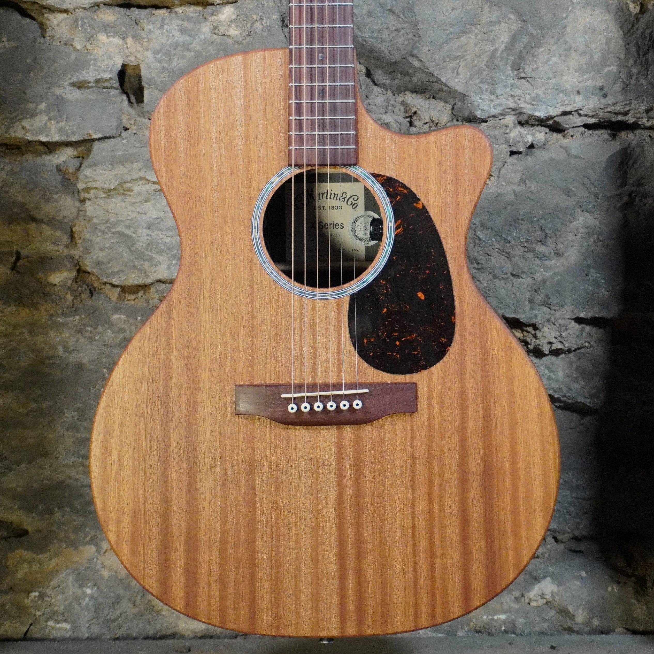 Martin X Series GPC-X2EZIR Acoustic Electric Natural w/Softshell Case