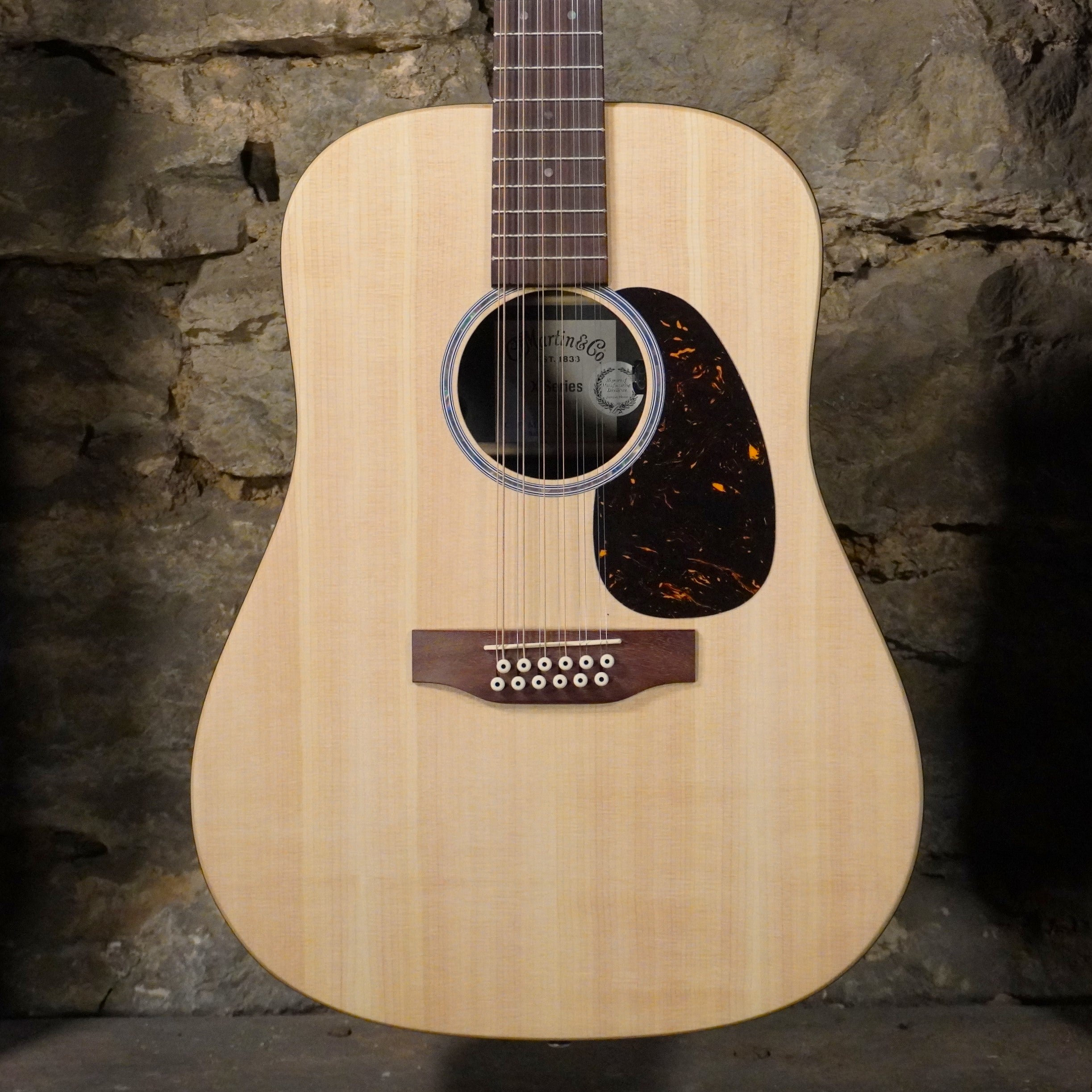 Martin Guitars X Series D-X2E 12 String Acoustic Electric Natural w/Softshell Case