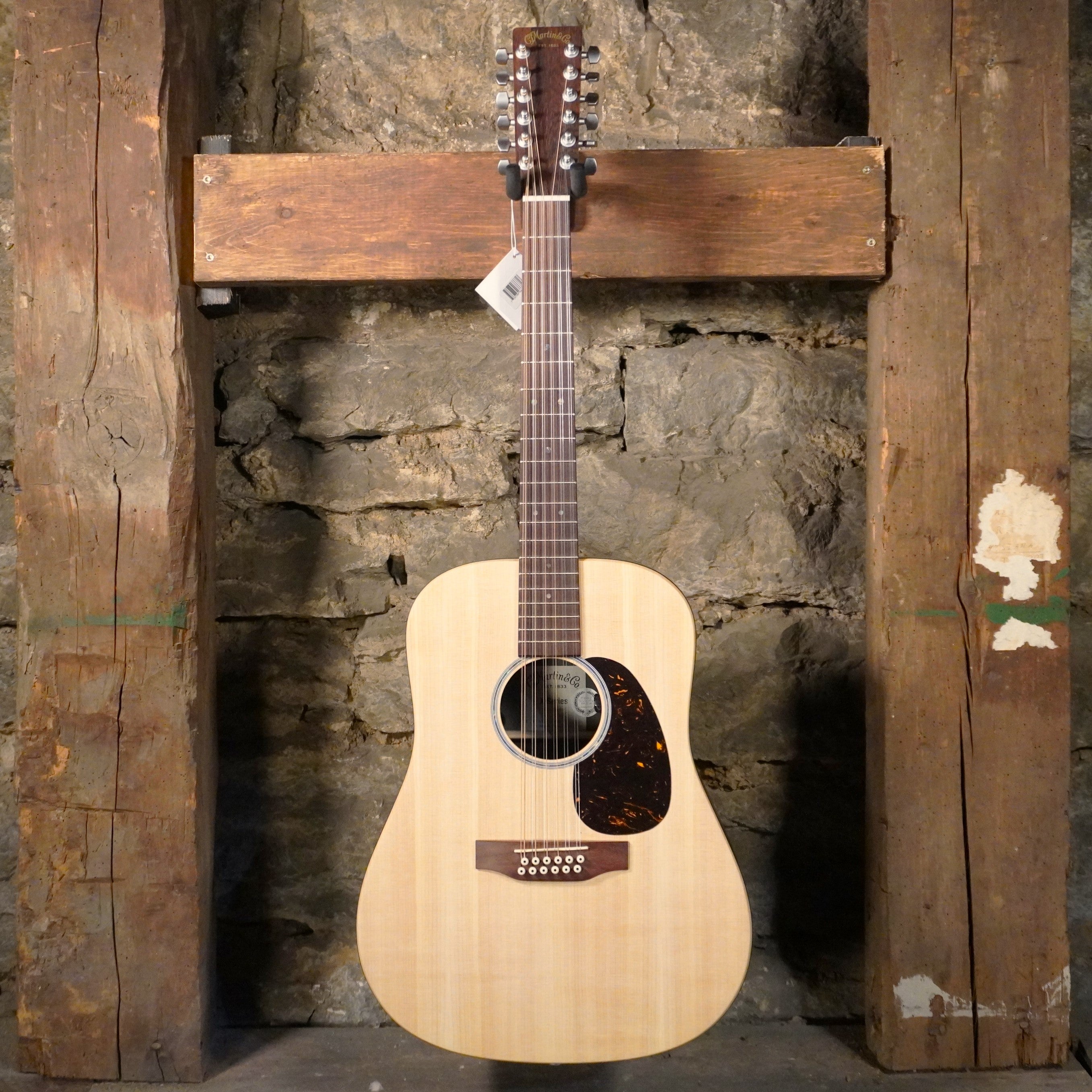 Martin Guitars X Series D-X2E 12 String Acoustic Electric Natural w/Softshell Case