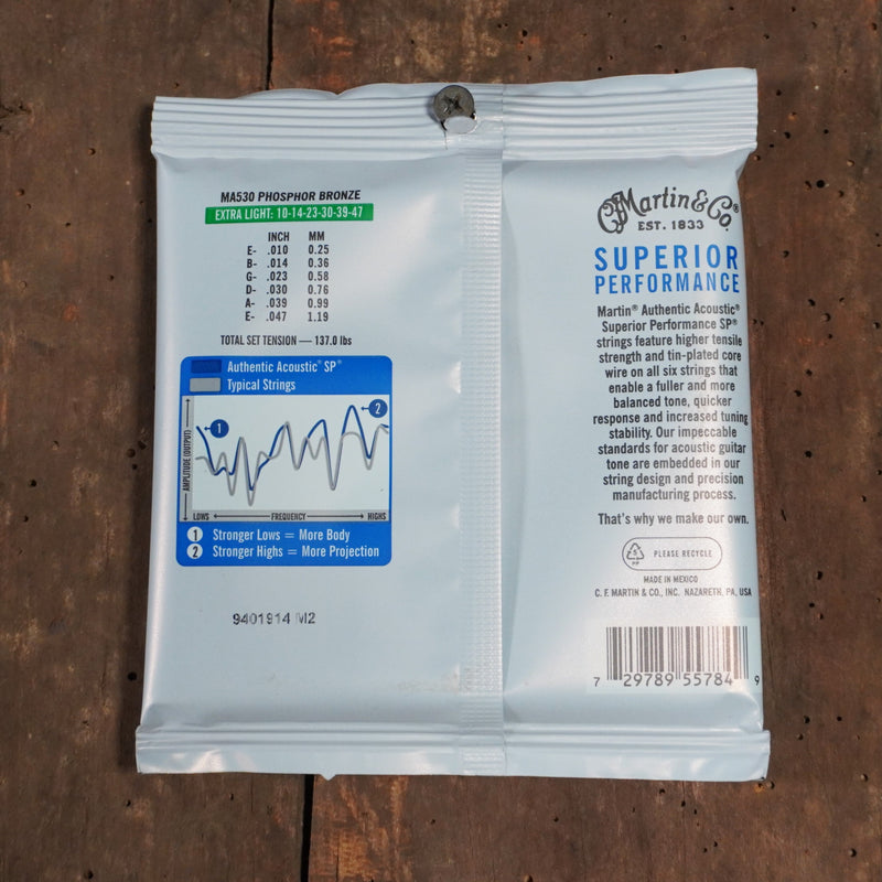 Martin Strings SP Phosphor Bronze Acoustic Strings Ex. Light 10-47