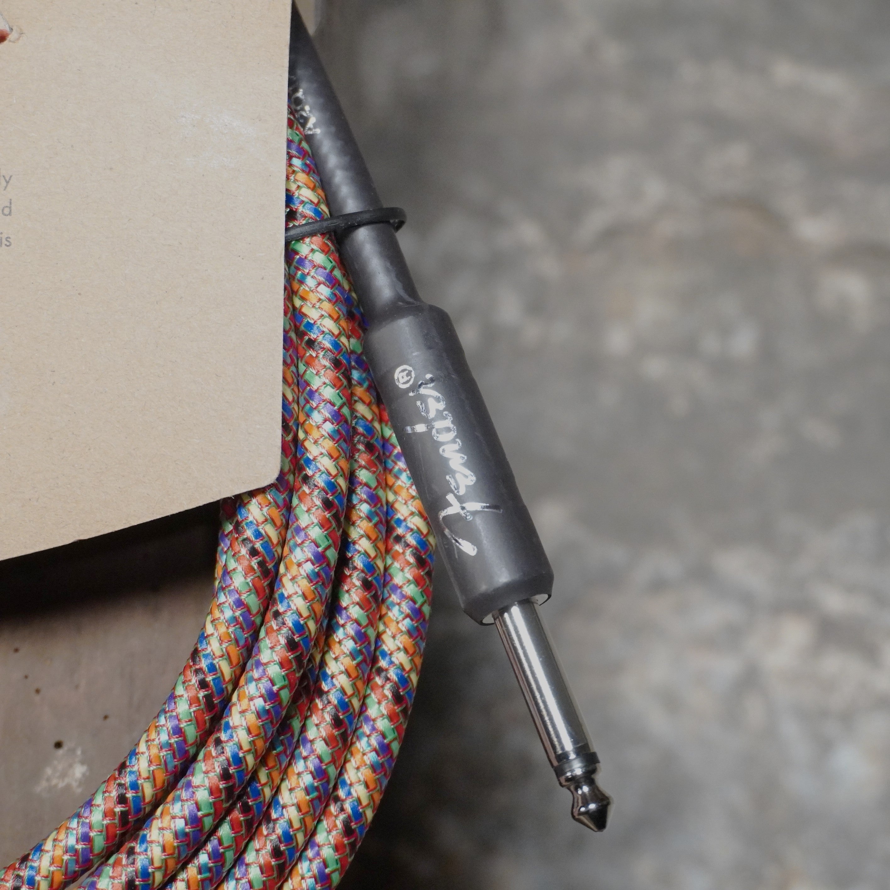 Fender Festival Instrument Cable Rainbow 18.6ft