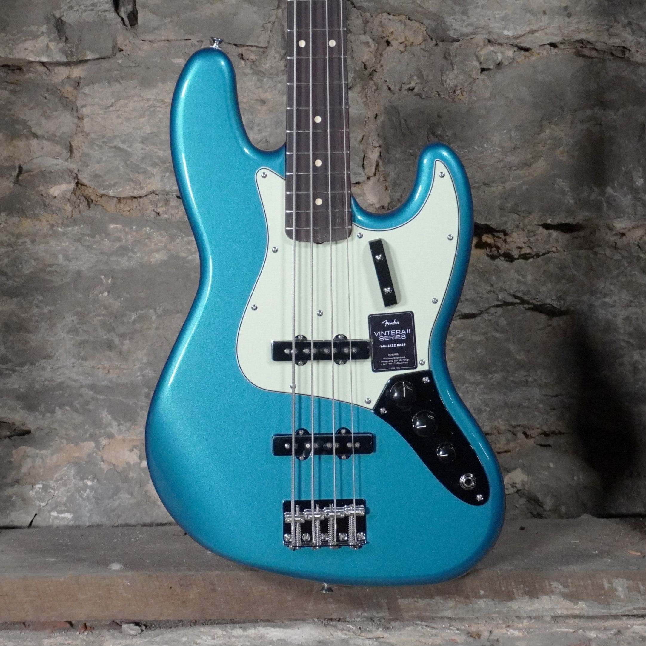 Fender Vintera II Jazz Bass Rosewood Fingerboard Lake Placid Blue *Discontinued*