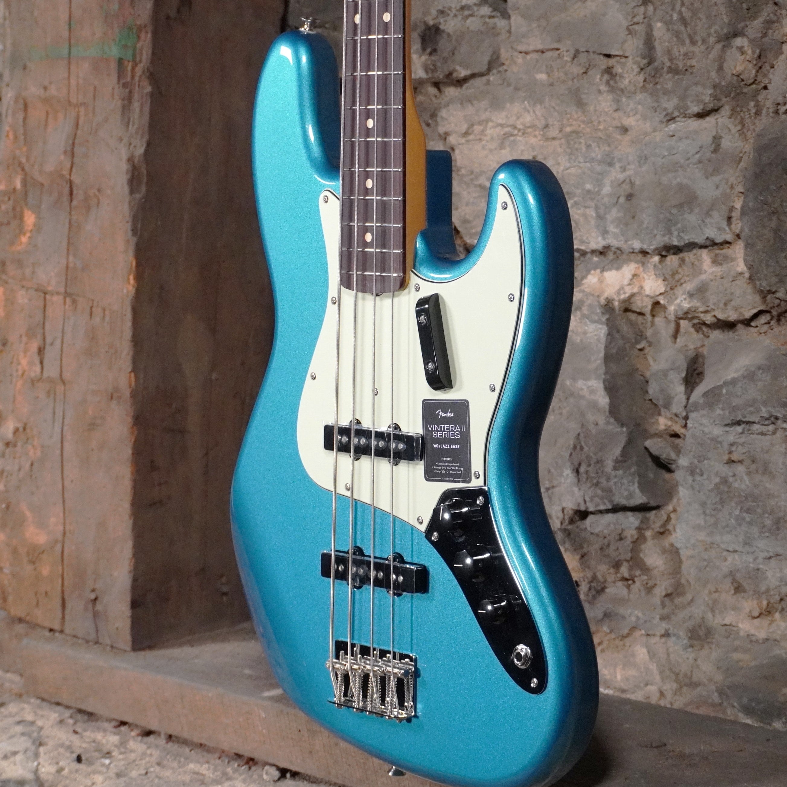 Fender Vintera II Jazz Bass Rosewood Fingerboard Lake Placid Blue *Discontinued*