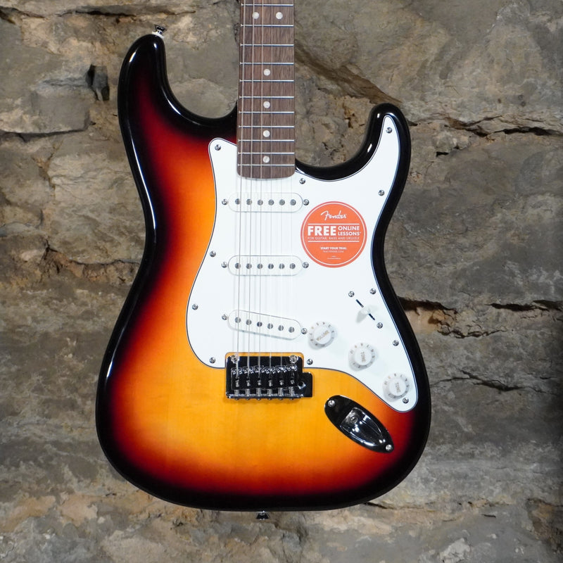 Squier Affinity Stratocaster 3-Color Sunburst Indian Laurel Fretboard