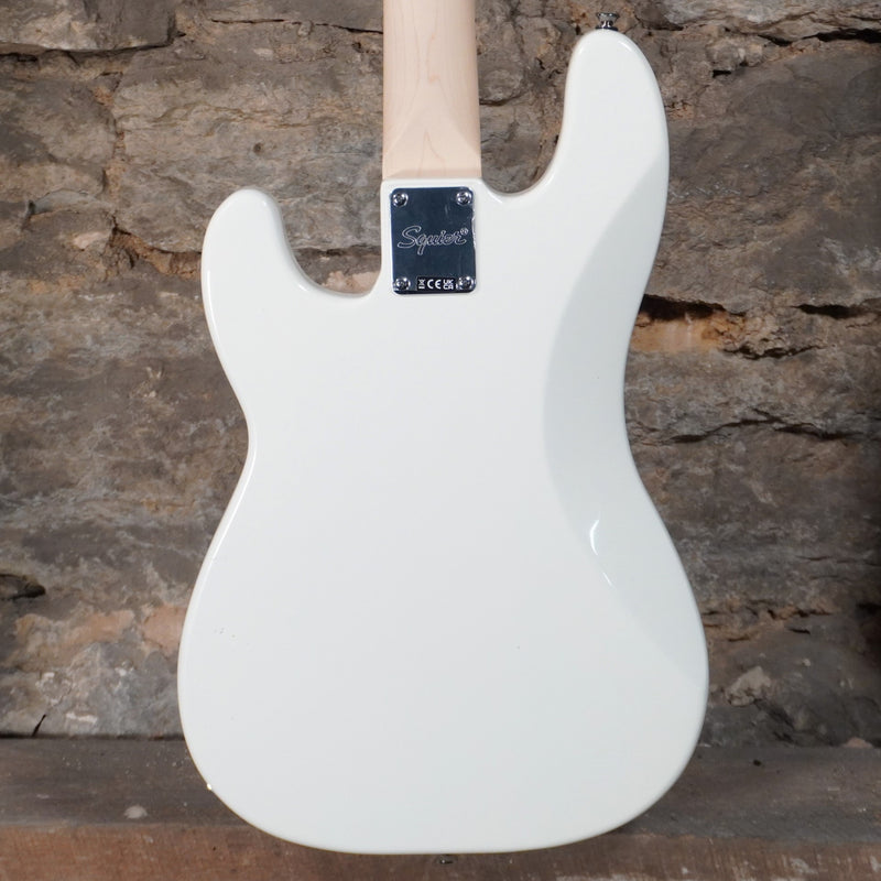 Squier Affinty Series Precision Bass PJ Olympic White Maple Fretboard