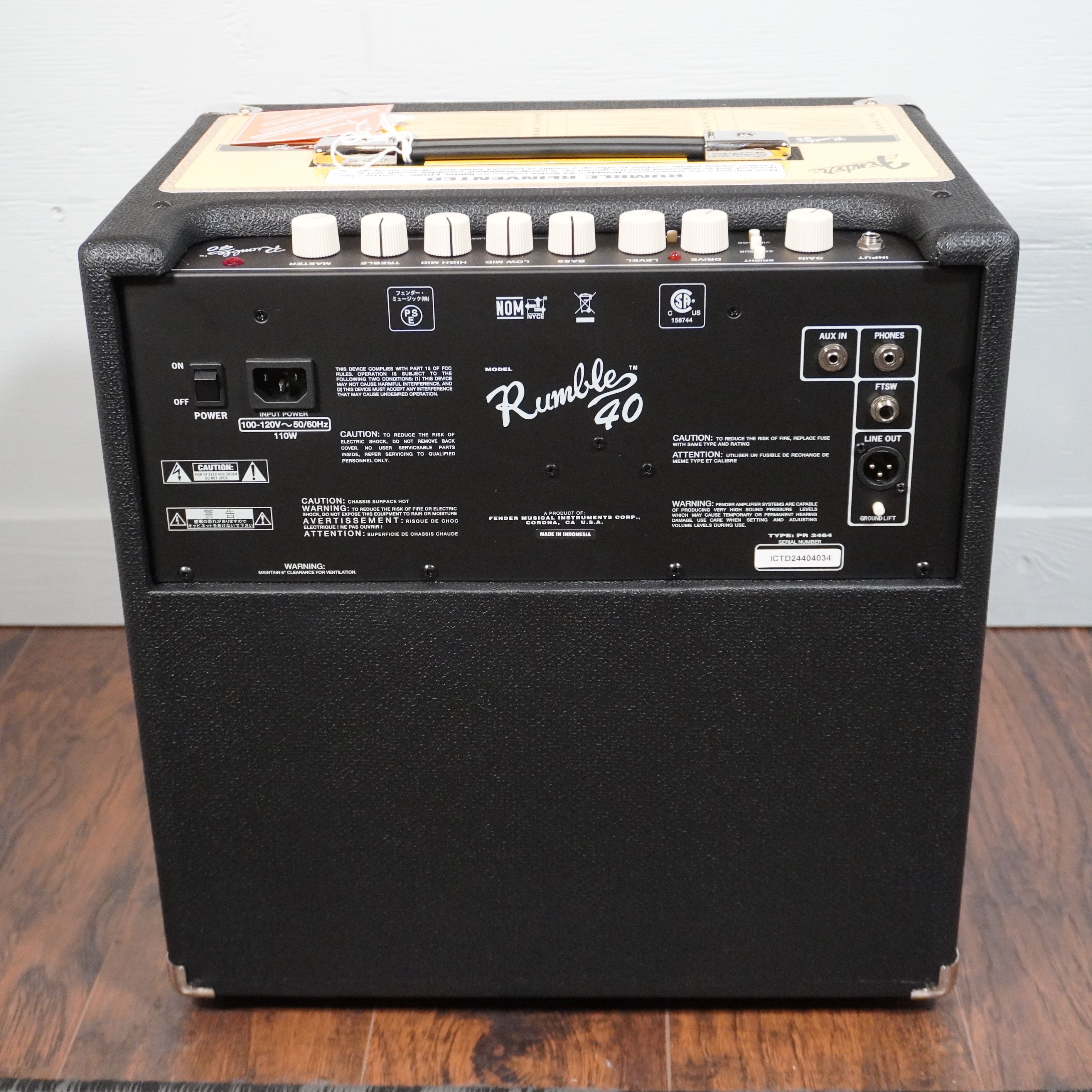 Fender Rumble 40 Combo Bass Amp