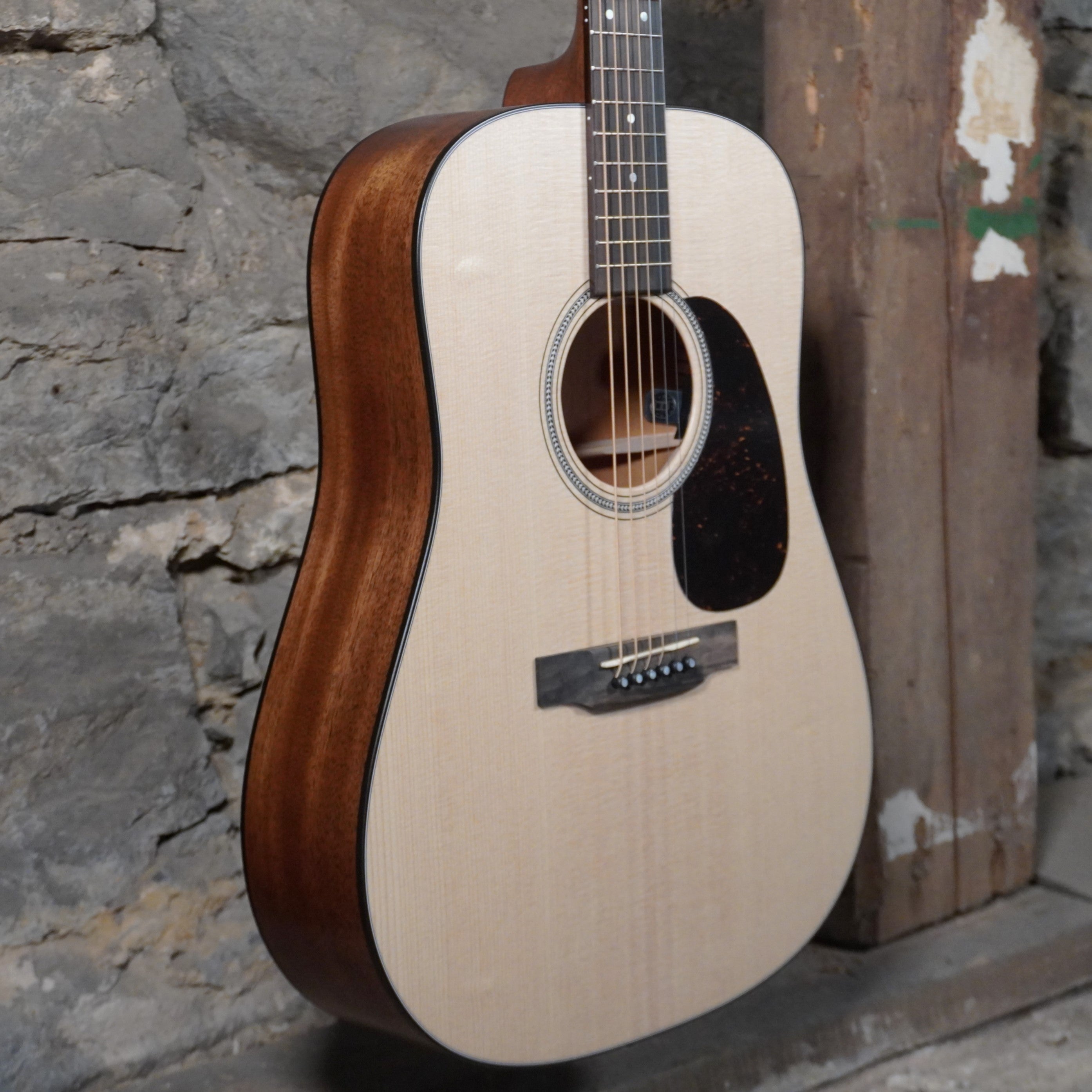 Martin Guitar D-16E Dreadnought Mahogany Acoustic Electric w/Softshell Case