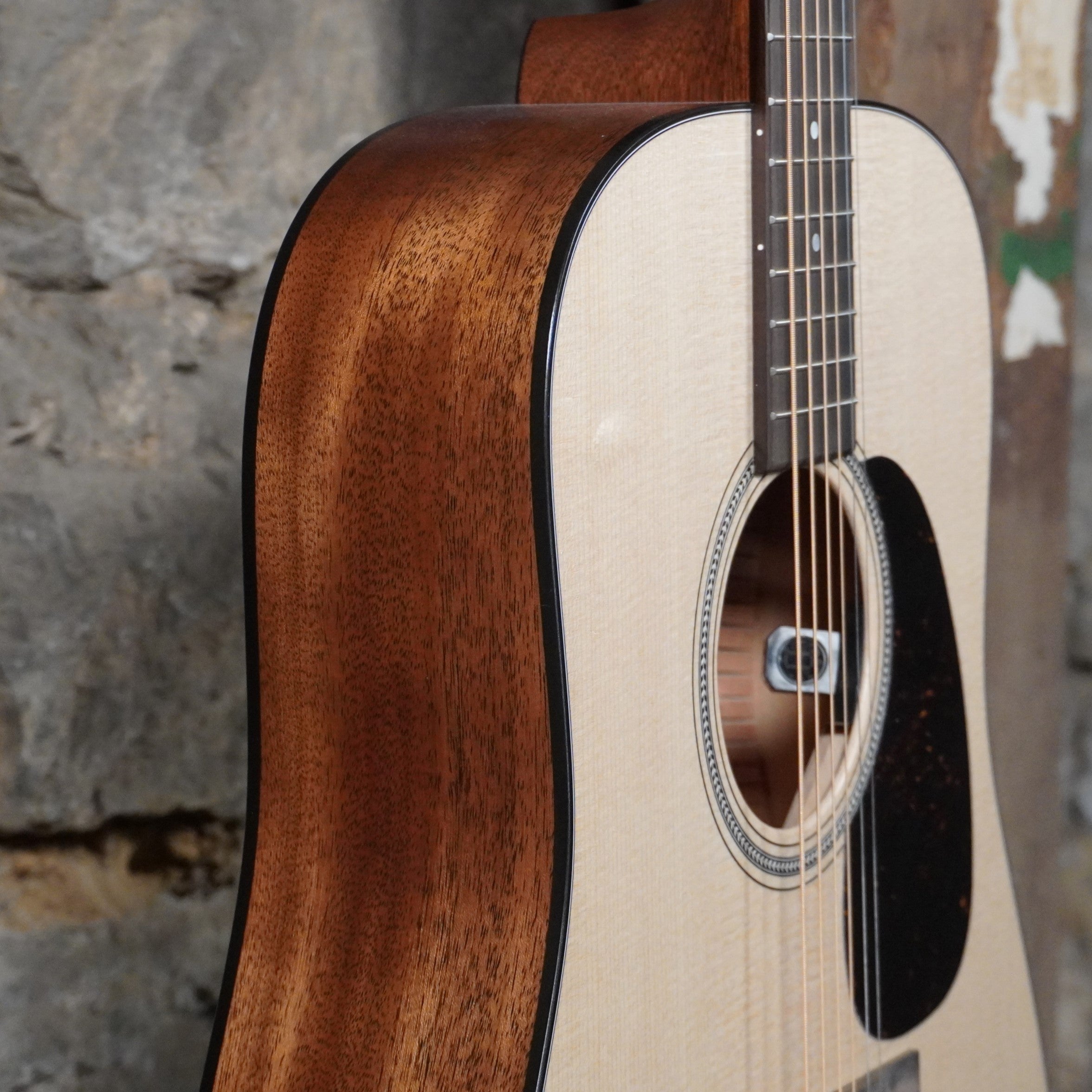 Martin Guitar D-16E Dreadnought Mahogany Acoustic Electric w/Softshell Case