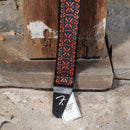 Fender Pasadena Woven Strap Lattice Red 2"