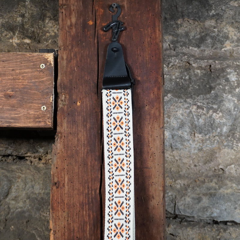 Fender Pasadena Woven Strap Lattice Orange 2"