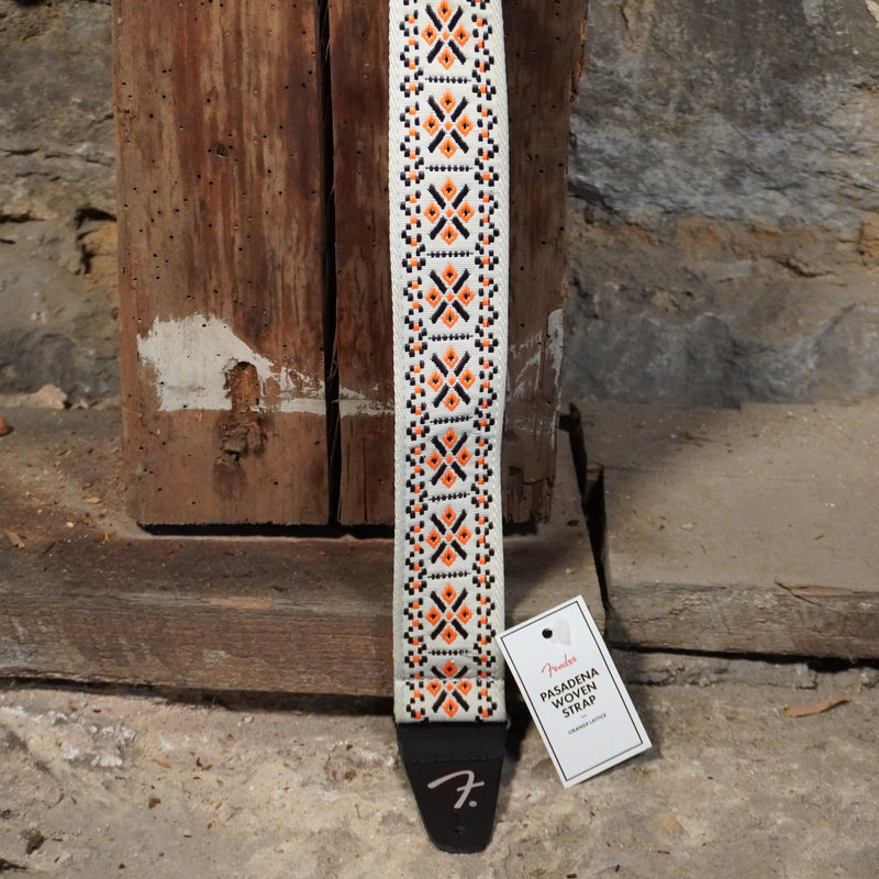 Fender Pasadena Woven Strap Lattice Orange 2"