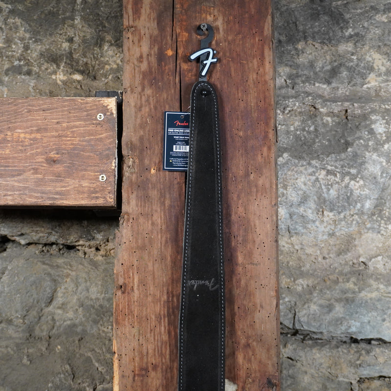 Fender Reversible Suede Leather Strap Black/Gray