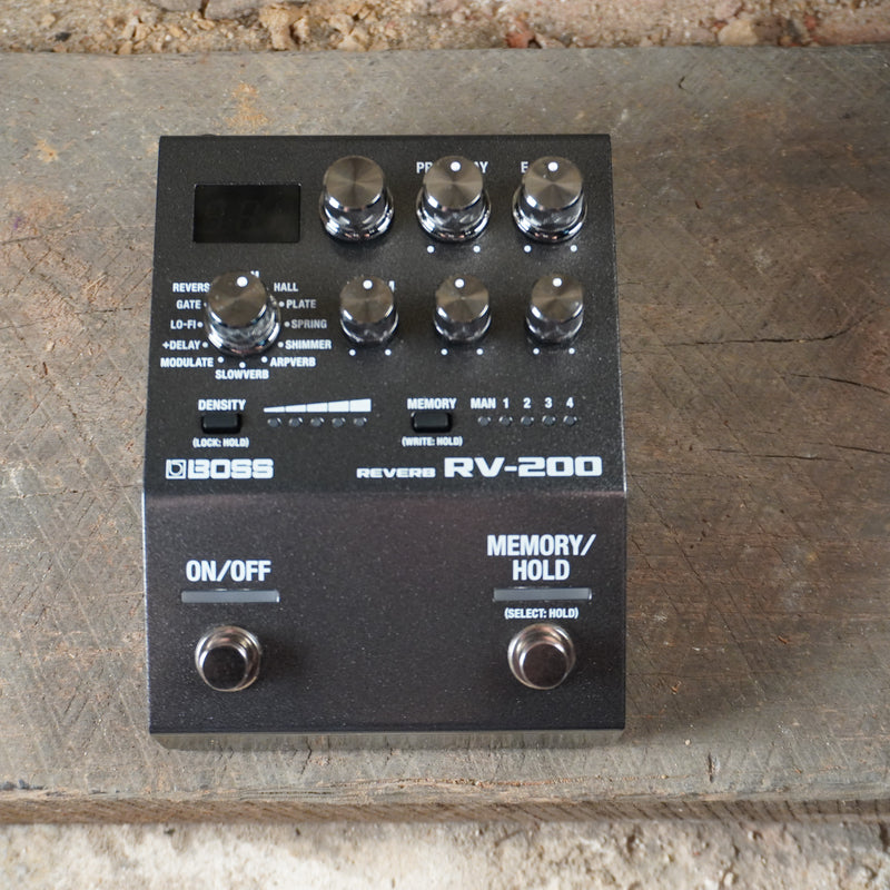 Boss RV-200 Multi Reverb Guitar Pedal