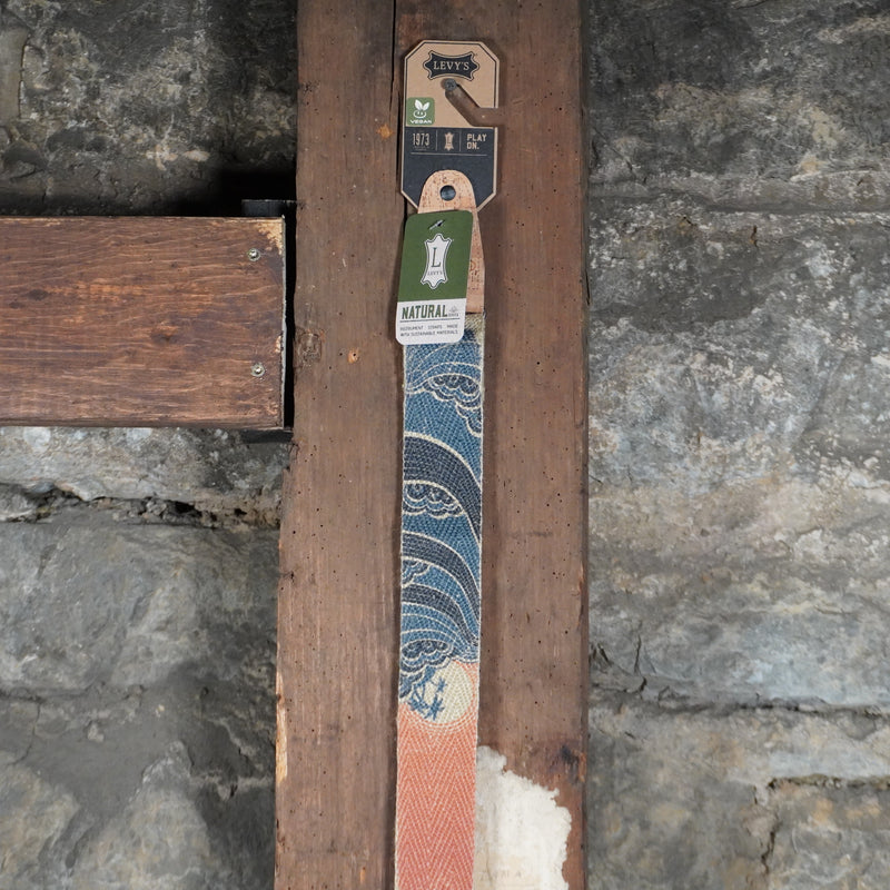 Levy's Vegan Hemp Series Island Guitar Strap