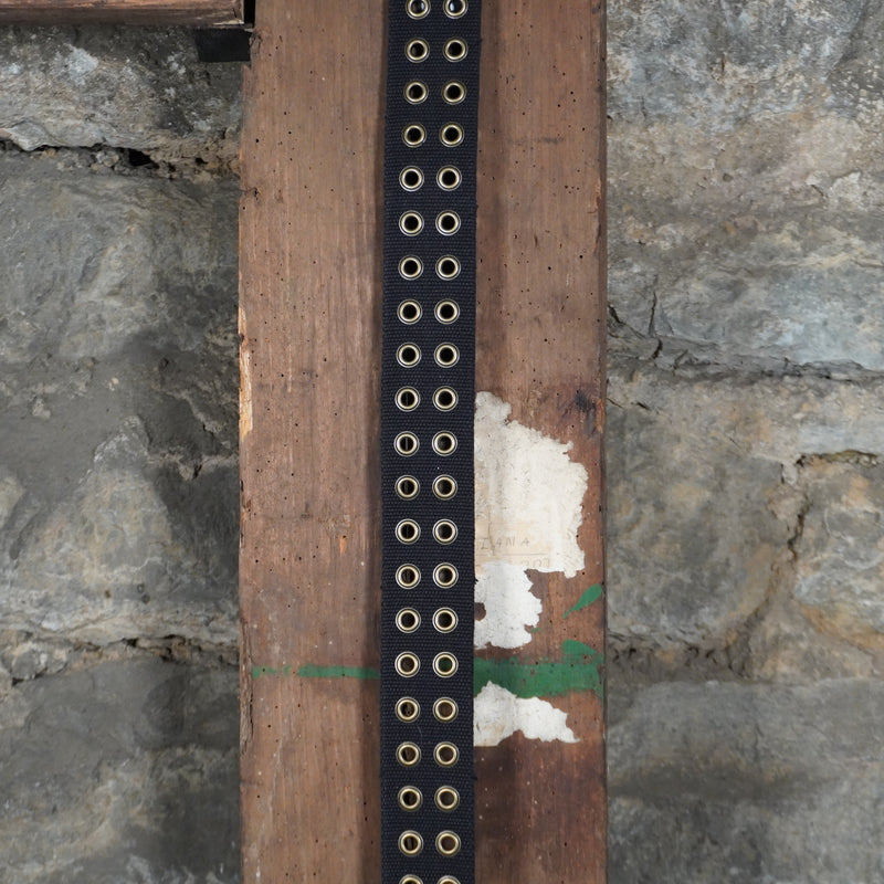 Levy's Worn and Torn Series Cotton Guitar Strap Black