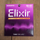 Elixir Acoustic Phosphor Bronze Nanoweb Extra Light 10-47