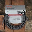 Fender Professional Series Black Tweed Instrument Cable 15ft