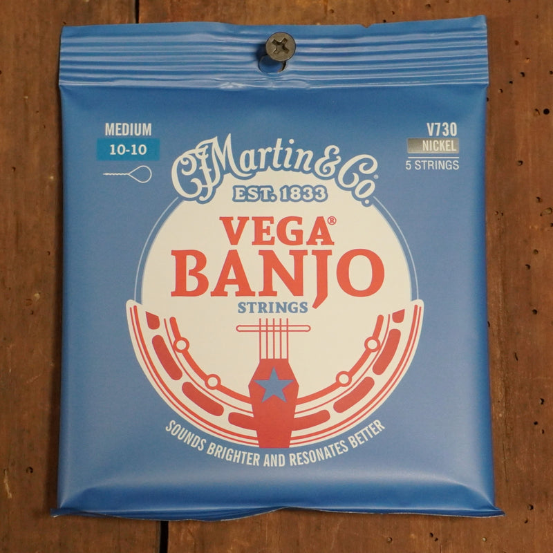 Martin Strings Vega Banjo Nickel Medium Gauge