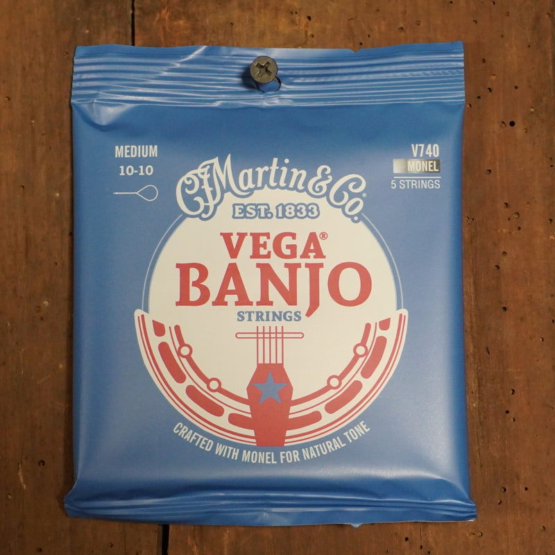 Martin Strings Vega Banjo Monel Medium Gauge