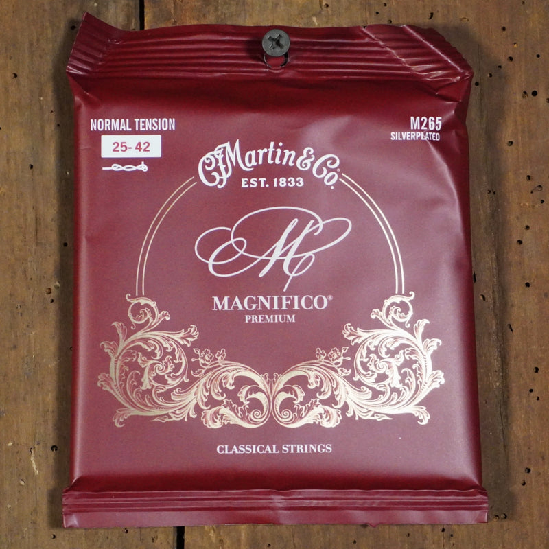 Martin Magnifico Premium Classical Guitar Strings Tie-End Silver-Plated