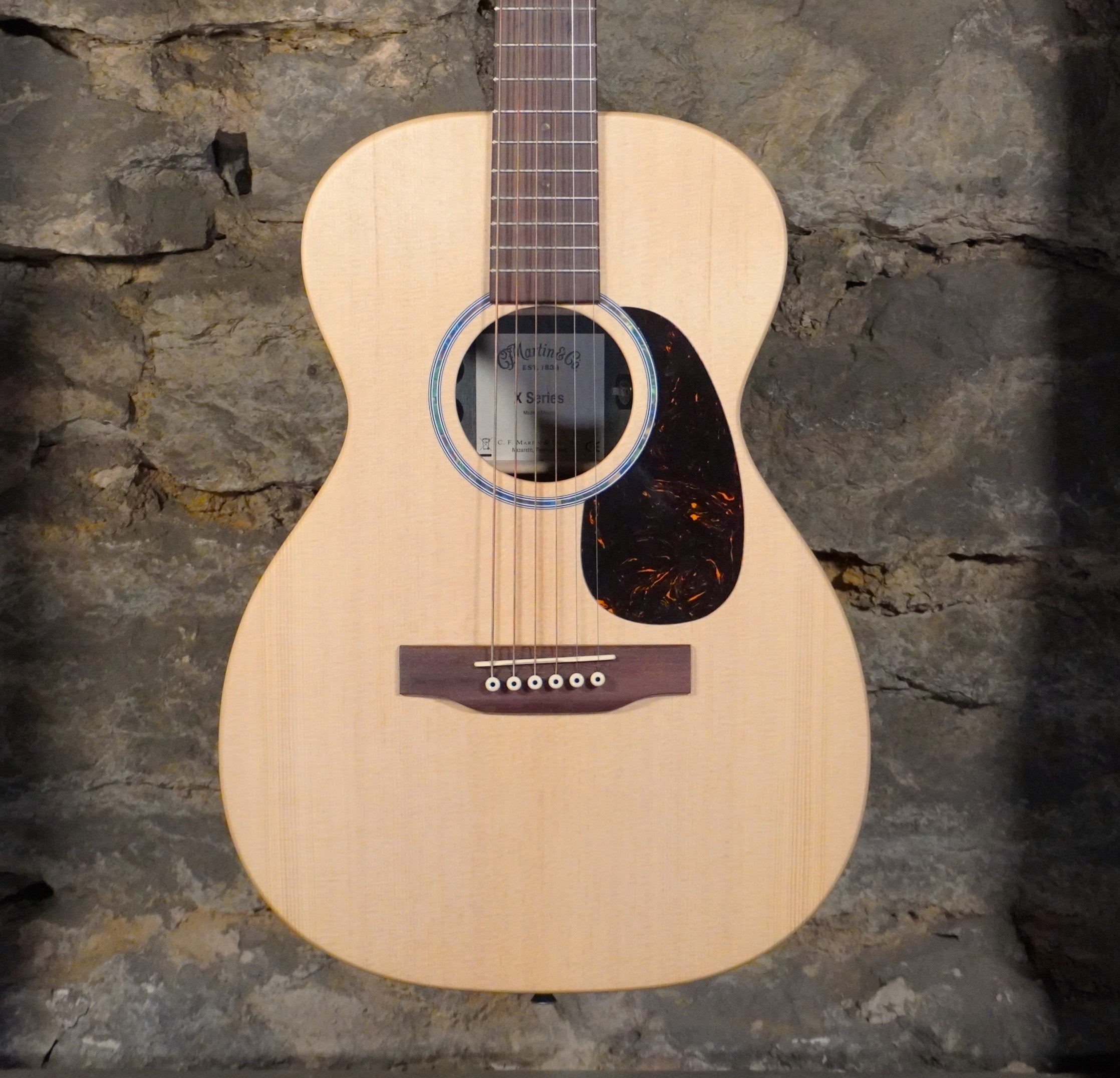 Martin X Series 0-X2E Martin Acoustic Electric Natural w/ Softshell Case