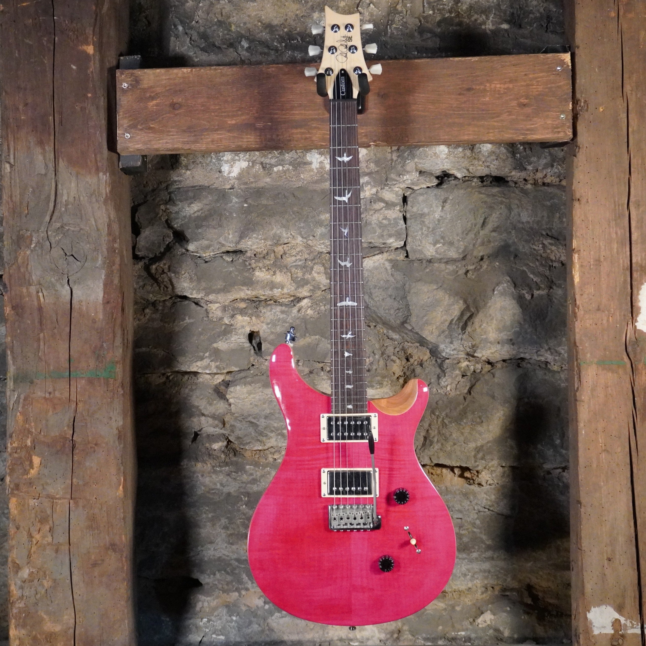 Used PRS SE Custom 24 Electric Guitar Bonni Pink Used