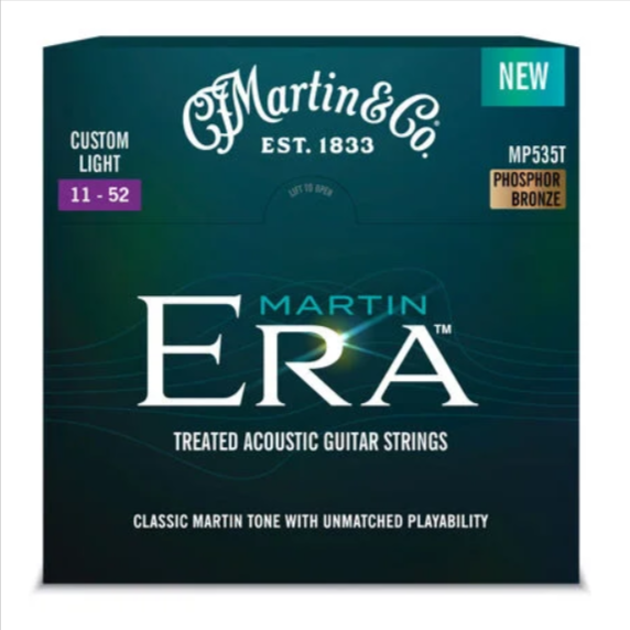 Martin Era™ Treated Custom Light Acoustic Guitar Strings