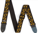 Dunlop Classic Flambe Orange/Yellow Strap