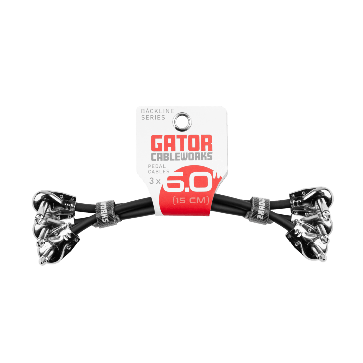 Gator Backline Patch Cable 6IN 3 Pack
